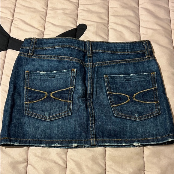 Urban outfitters lux Denim Mini Skirt size 26 - Picture 7 of 7